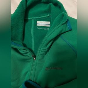 Zipper green jacket